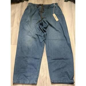 NWT IOB FEAR OF GOD Essentials Denim Lounge Pants Men's L